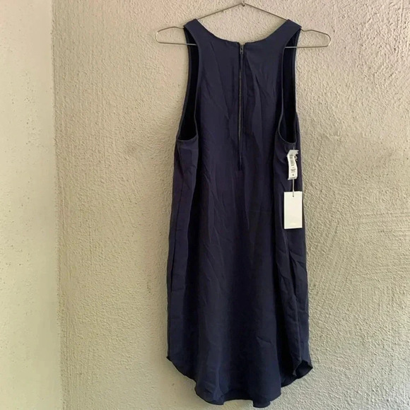 Wilfred Aritzia NWT Blue A Line Sleeveless Dress Size Medium - Picture 8 of 9